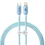 Baseus Crystal Shine USB-C naar Lightning kabel 20W, 1,2m, blauw