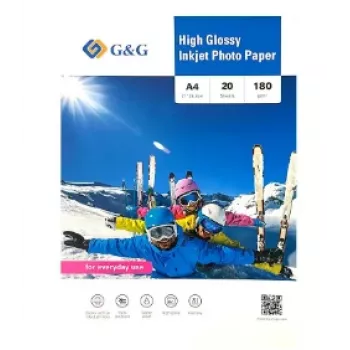 G&G Ninestar fotopapier A4, 180 g/m², 20 vel (20287)