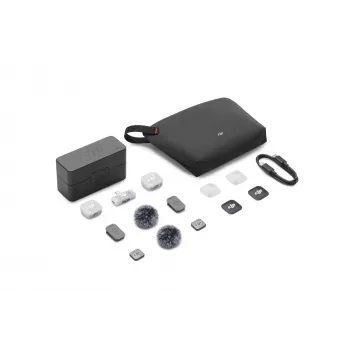 DJI Mic Mini 2 draadloos microfoonsysteem (2 TX + 1 Mobile RX + oplaadcase), wit