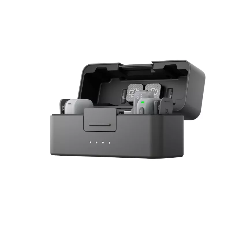 DJI Mic Mini 2 draadloos microfoonsysteem (2 TX + 1 Mobile RX + oplaadcase), wit