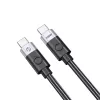 ORICO CC240 USB4 USB-C naar USB-C kabel 240W PD 40Gbps 8K 60Hz 0,5m zwart