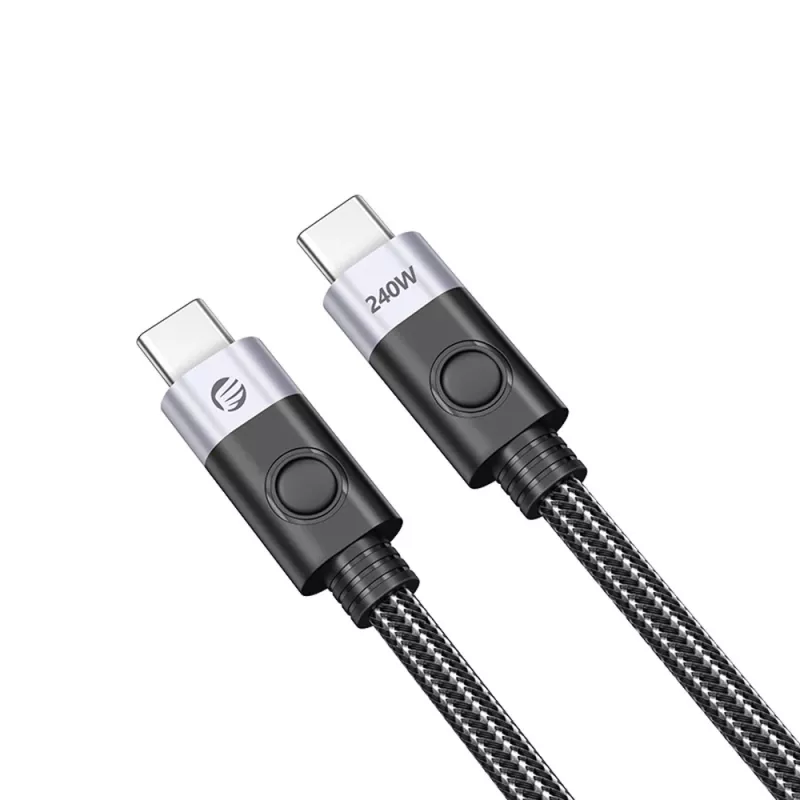 ORICO CC240 USB4 USB-C naar USB-C kabel 240W PD 40Gbps 8K 60Hz 0,5m zwart