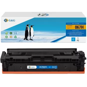 G&G XL-toner compatibel met Canon 067H cyaan