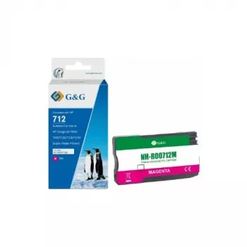 G&G Inktcartridge compatibel met HP 712XL (3ED68A), 29 ml, Magenta