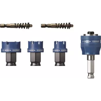 Bosch 2608901963 Progressor voor hout en metaal 7-delige gatenzaagset met Power Change Plus adapter en HSS-G centerboor