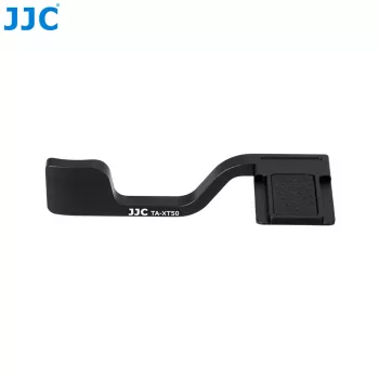 JJC TA-XT50 duimsteun voor Fujifilm X-T50 – aluminiumlegering, hotshoe montage, zwart