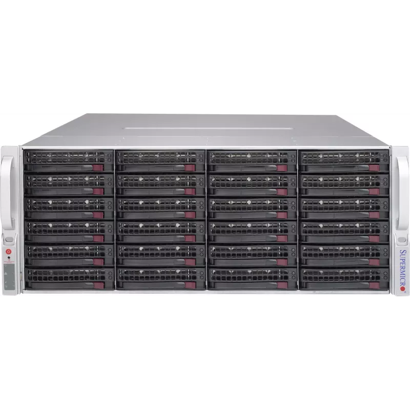 Supermicro CSE-847E2C-R1K23JBOD 4U 44-bay JBOD-opslagbehuizing (SAS3/SATA3, 1230W redundant, zwart)