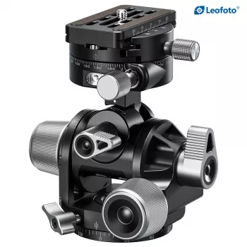 Leofoto G4 Pro statiefkop met tandwielaandrijving