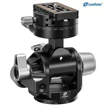 Leofoto G4 Pro statiefkop met tandwielaandrijving