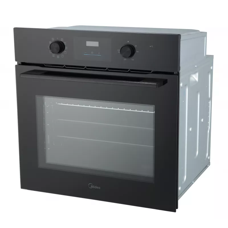Midea MBO65M80M1-BK inbouw-elektrische oven, 70L, touchdisplay, zwart