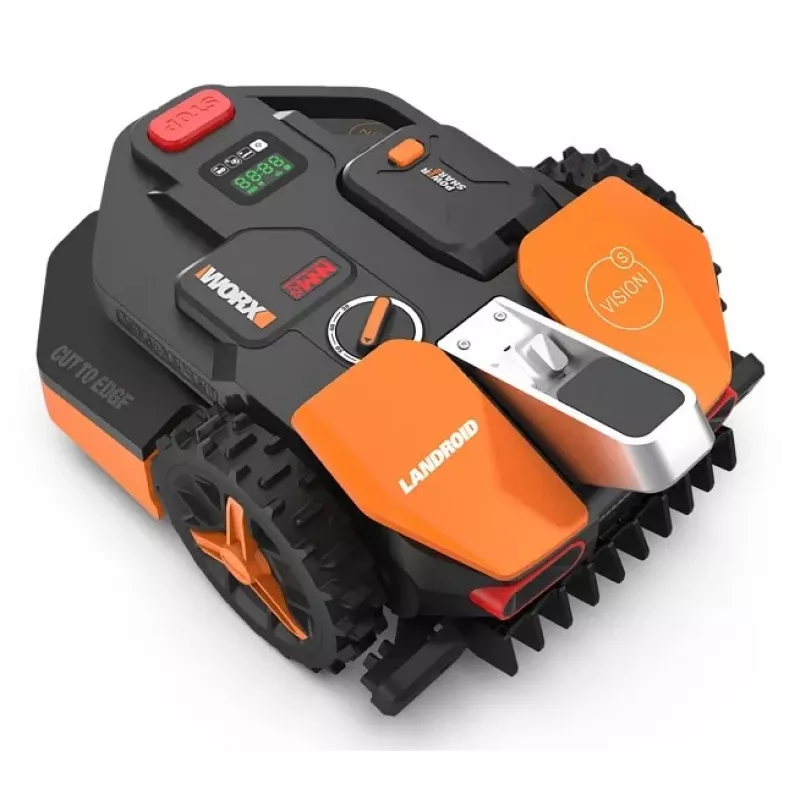 Worx Landroid WR202E robotgrasmaaier met intelligente navigatie, 250 m², Cut-to-Edge, 20-50 mm, Wi-Fi & Bluetooth, regensensor, 20V PowerShare