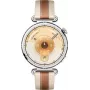 Huawei Watch GT 6 41mm zilveren bruin lederen band smartwatch
