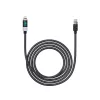 ORICO LDC2L USB-C naar Lightning kabel met LED-vermogensindicatie, PD 29W, 480 Mbps, 1,5 m, zwart