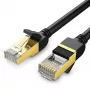 UGREEN NW107 Cat.7 S/FTP ethernetkabel, RJ45, 2m, zwart