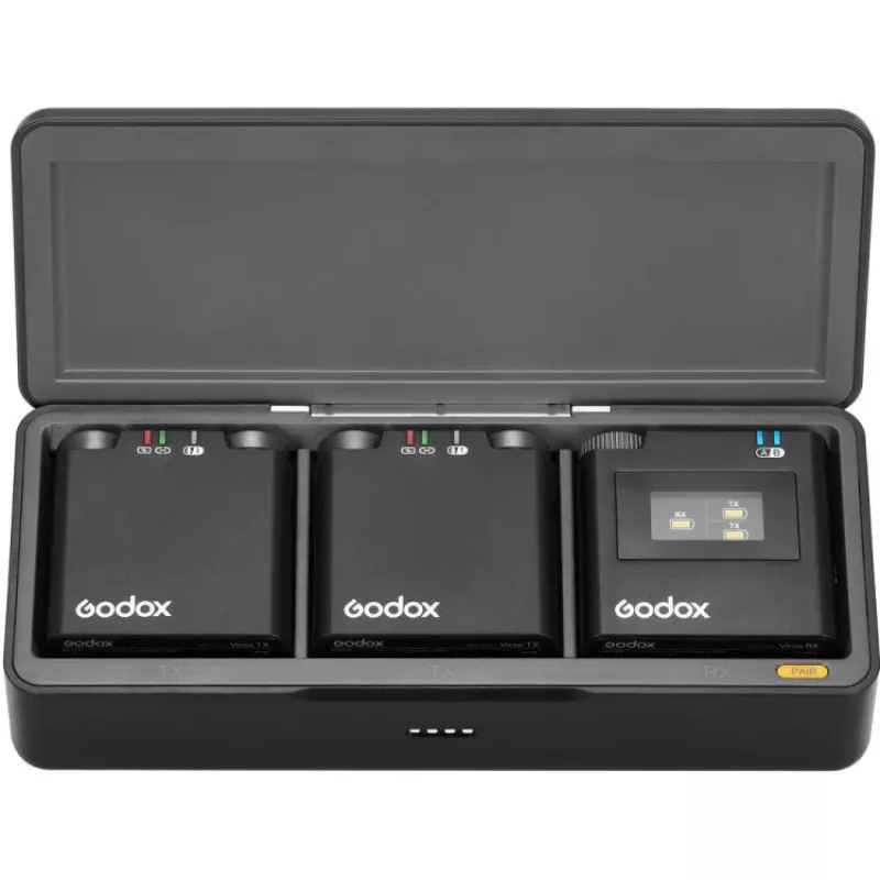 Godox Virso M2 2,4 GHz draadloos microfoonsysteem voor opnames