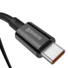 Baseus CATYS-C01 USB-C naar USB-C 100W PD snellaadkabel 2m zwart