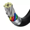 Baseus CATYS-C01 USB-C naar USB-C 100W PD snellaadkabel 2m zwart