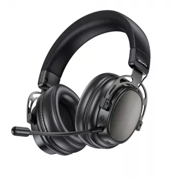 AWEI AT36 draadloze over-ear-koptelefoon met microfoon, Bluetooth 5.4, zwart