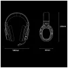 AWEI AT36 draadloze over-ear-koptelefoon met microfoon, Bluetooth 5.4, zwart
