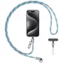 USAMS SJ746 30W USB-C naar Lightning telefoon-lanyard-oplaadkabel 1,2 m blauw