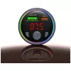 USAMS CC328 30W Bluetooth FM-transmitter autolader met USB-C PD en USB-A QC3.0, handsfree, LED-display, zwart