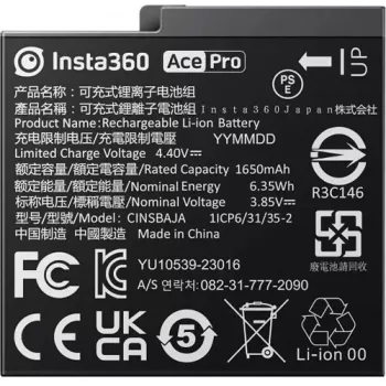 Insta360 oplaadbare accu voor Ace en Ace Pro (CINSBAJA)