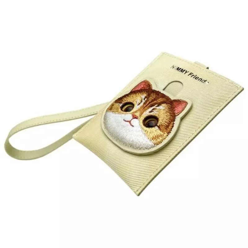 Nimmy Big EyedPet 2.0 Cat Kaartenhouder, Kaki