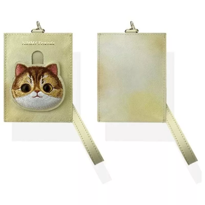 Nimmy Big EyedPet 2.0 Cat Kaartenhouder, Kaki