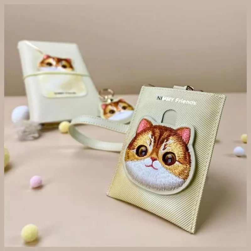 Nimmy Big EyedPet 2.0 Cat Kaartenhouder, Kaki