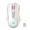 Redragon M914W-RGB NIX Draadloze gamingmuis, 5000 DPI, Wit