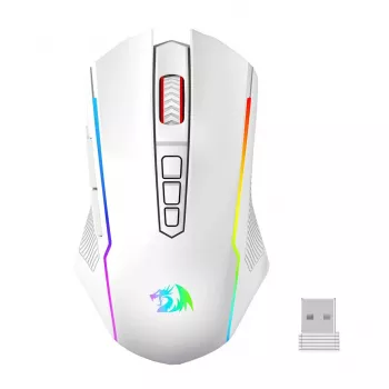 Redragon M914W-RGB NIX Draadloze gamingmuis, 5000 DPI, Wit