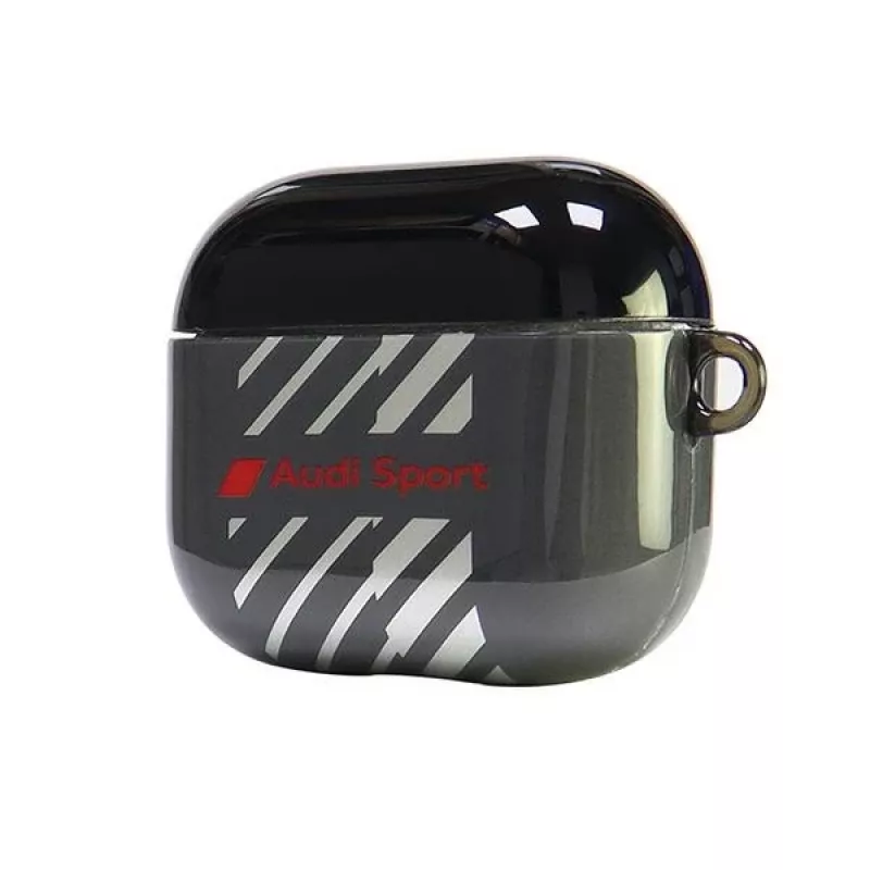 Audi IML Sport AirPods 3 hoes zwart AUS-IMLAP3-RSQ/D1-BK