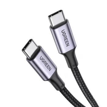 UGREEN USB-C naar USB-C kabel 100W 5A zwart 1,5m