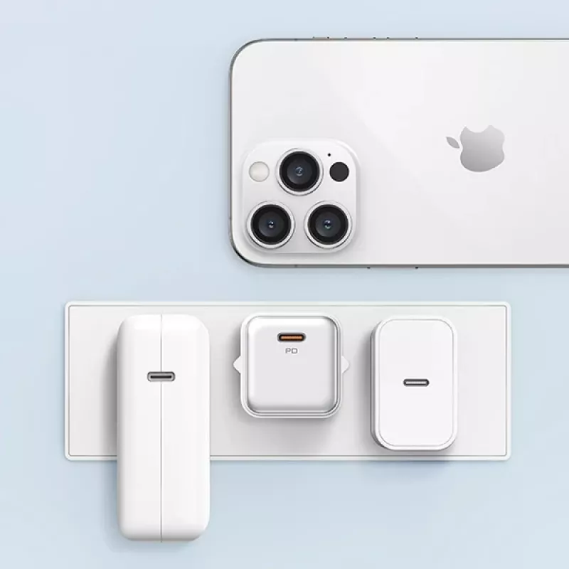 USAMS X-ron Series 30W USB-C PD3.0 wandoplader, wit (EU-stekker) - US-CC186