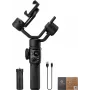 Zhiyun Smooth 5S AI smartphone-gimbal met magnetisch vullicht, 3-assige stabilisator, 300g draagvermogen, zwart