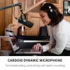 BOYA BY-DM500 dynamische cardioïde microfoon - XLR, volledig metaal, voor zang, podcasting, live-optredens