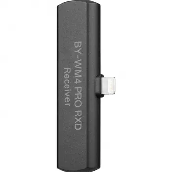 BOYA BY-WM4 PRO RXD 2,4GHz draadloze microfoonontvanger voor iOS Lightning-apparaten