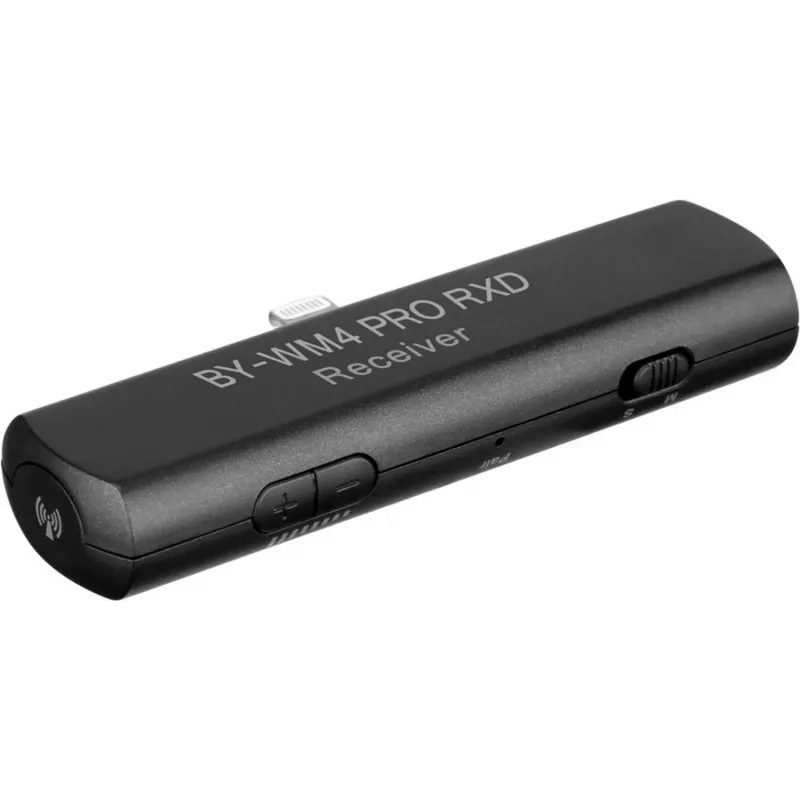 BOYA BY-WM4 PRO RXD 2,4GHz draadloze microfoonontvanger voor iOS Lightning-apparaten