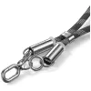 USAMS SJ746 30W USB-C naar Lightning telefoon-lanyard-laadkabel 1,2 m zwart