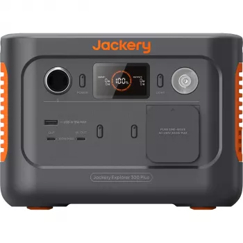 Jackery Explorer 300 Plus 288Wh LiFePO4 draagbaar powerstation met 300W AC, 100W PD, Solar Ready