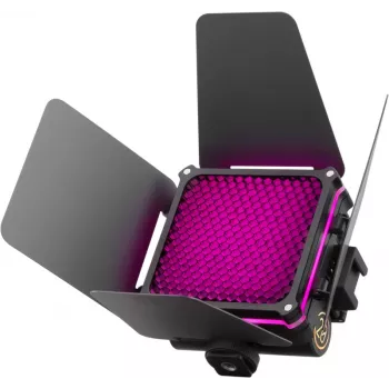 Zhiyun M20C COMBO RGB LED-vullicht met magneetbevestiging, 20W, 2700K-6500K, CRI≥95, OLED-display, Bluetooth-app-bediening, ministatief, diffusor, grid, opbergtas
