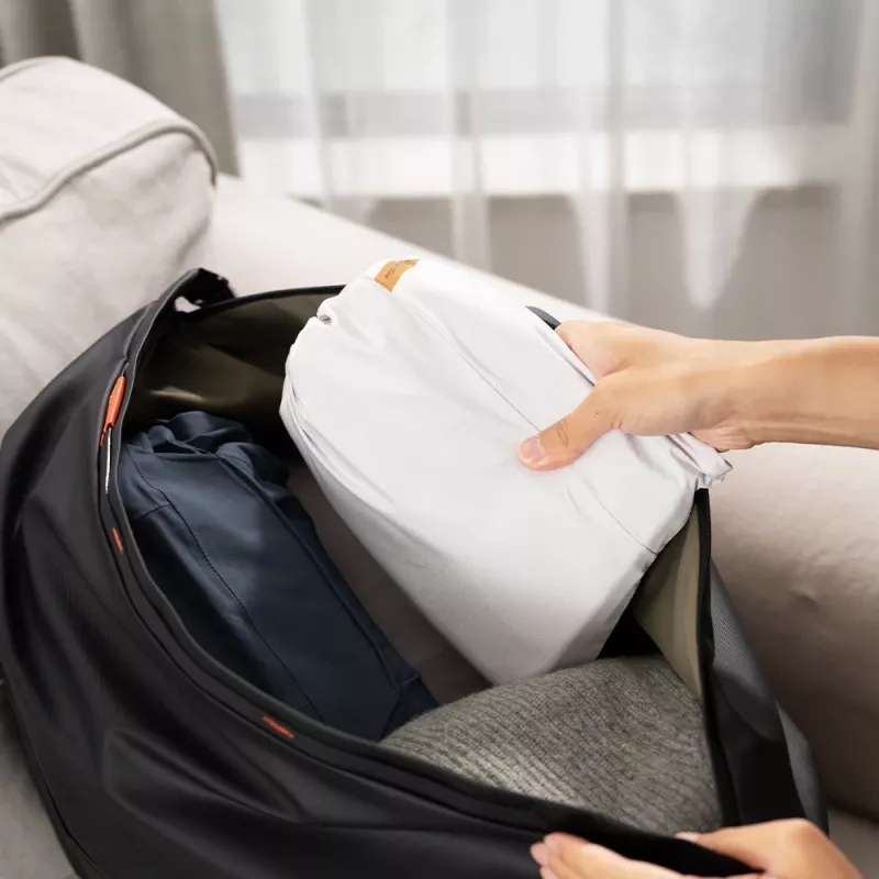 PGYTECH kledingopbergset - 4-delige reispackwürfel met schoenen- en waszak, grijs