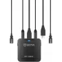 BOYA BY-DM20 dual-channel digitale stereo condensatormicrofoon met USB-C-, Lightning- en USB-A-aansluiting, omnidirectioneel, 25Hz-20kHz, voor iOS, Android, Windows, Mac