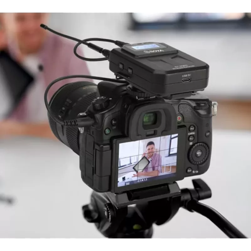 BOYA BY-WM6S UHF draadloos lavaliermicrofoonsysteem voor camera's en smartphones