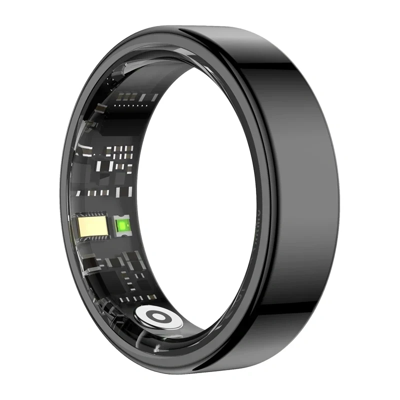 COLMI RING 2 smart ring maat 9 zwart - 24/7 hartslag, SpO2, temperatuur, IP68, 7 dagen accu