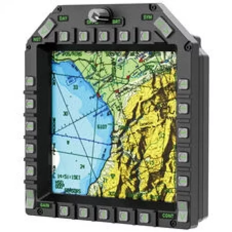 Moza Racing AMPCD displaypaneel - 5 inch IPS-LCD, 800x480, 60Hz, USB-C, aluminium, voor R5/R9/R16/R21