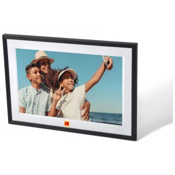 KODAK RCF-1018 10,1 inch Wi-Fi digitaal fotolijstje met IPS-touchscreen, 16GB, zwart