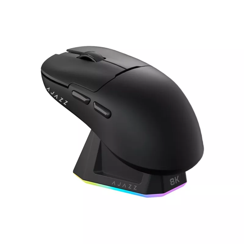 AJAZZ AJ159 PRO 3395-8K draadloze gaming-muis met dockingstation - zwart
