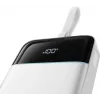 CUKTECH LPB252N 120W 25000mAh powerbank met geïntegreerde USB-C-kabel - wit