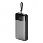 CUKTECH LPB252N 25000mAh 120W powerbank met geïntegreerde USB-C-kabel, grijs